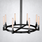Imperial Glass Round Chandelier 48"