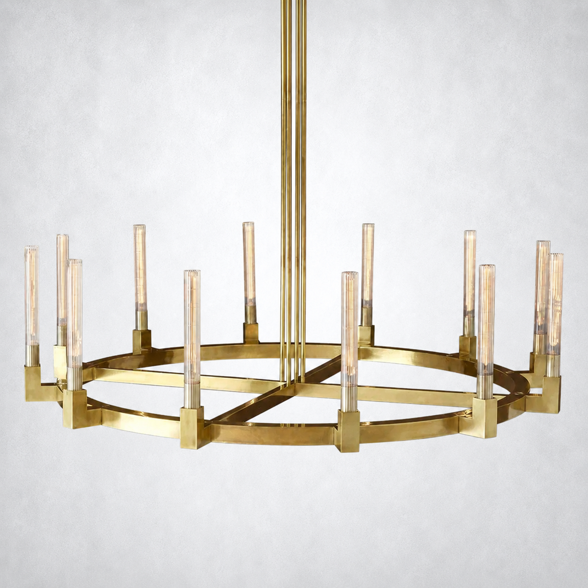 Imperial Glass Round Chandelier 60"