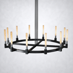Imperial Glass Round Chandelier 60"