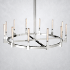 Imperial Glass Round Chandelier 60"