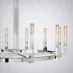 Imperial Glass Round Chandelier 60"