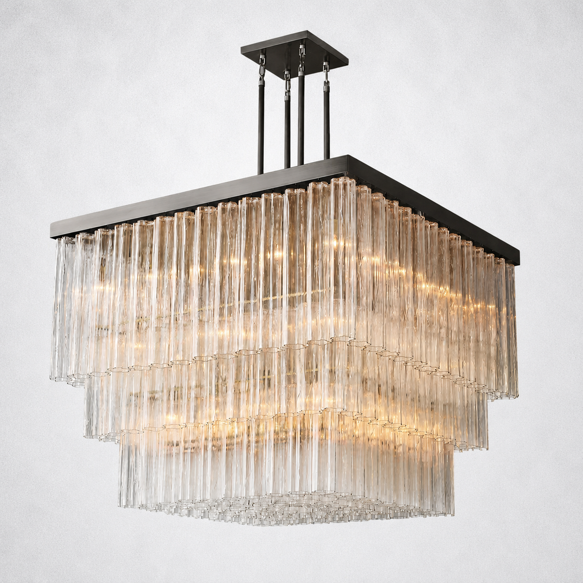 Signature Square Chandelier 45”