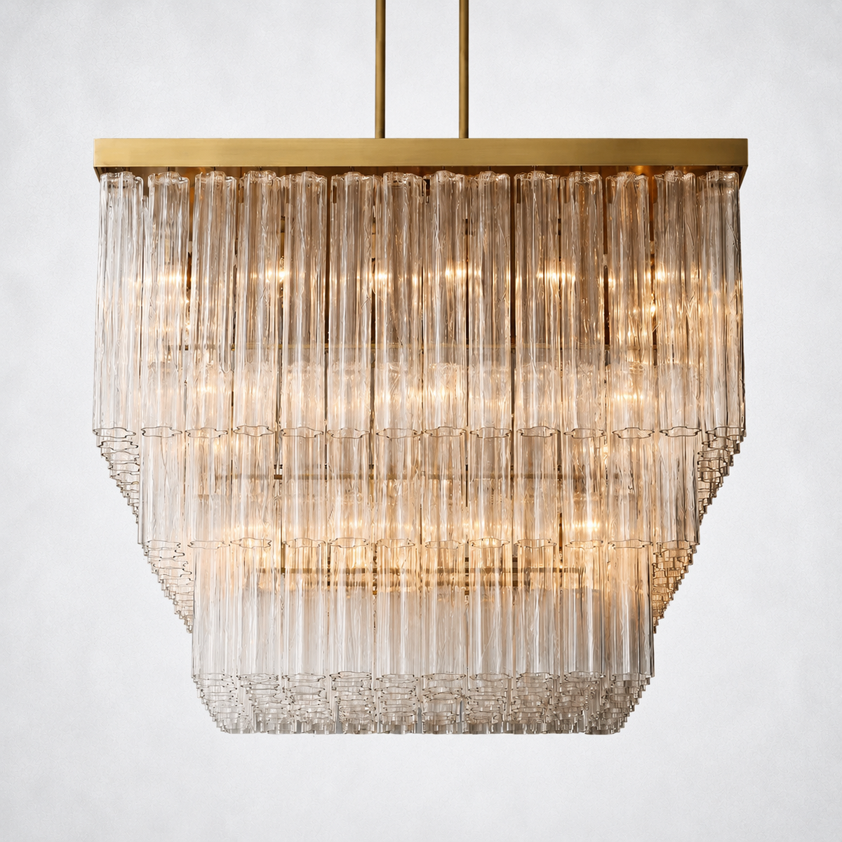 Signature Square Chandelier 45”