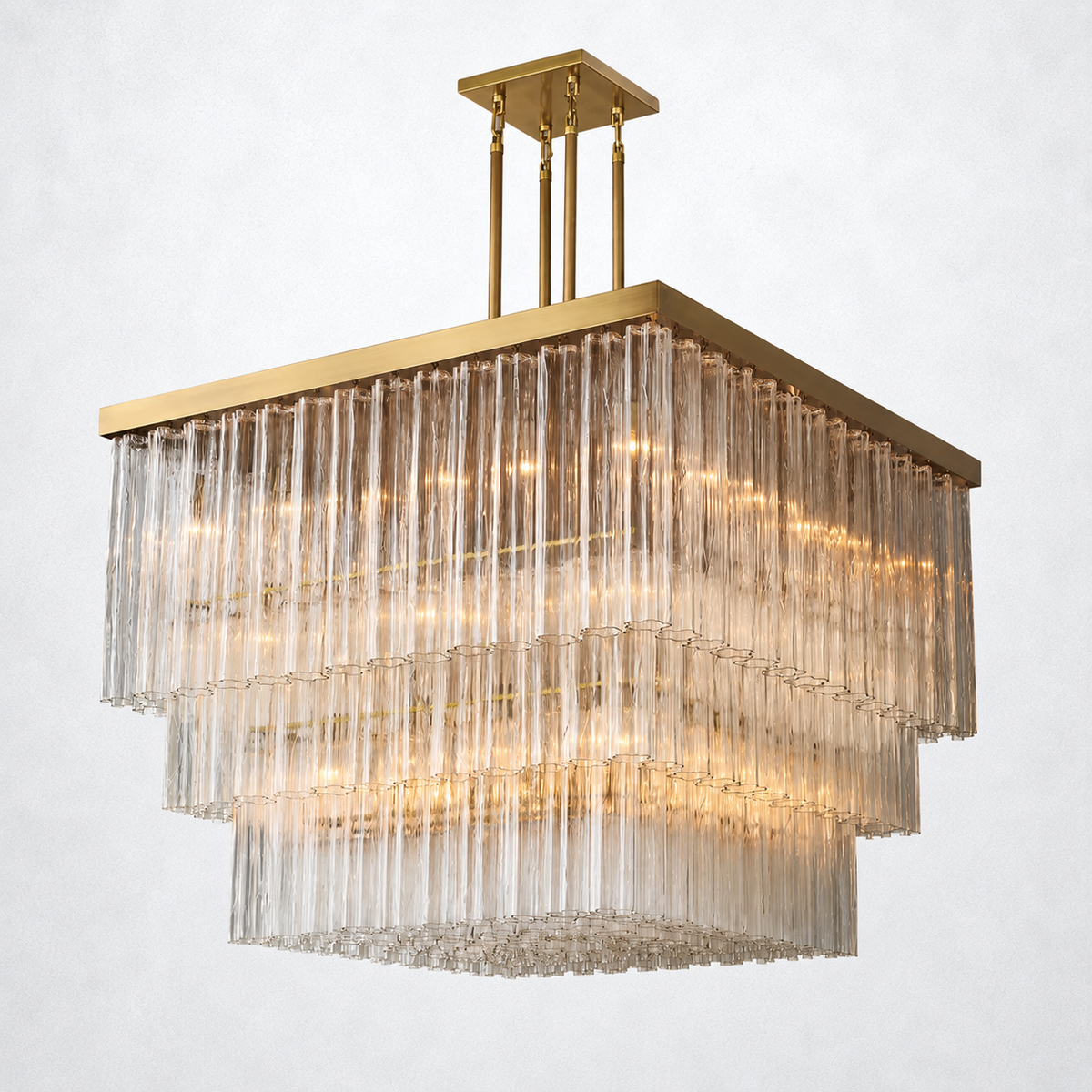 Signature Square Chandelier 45”