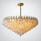 Skylark Crystal Square Chandelier 37"
