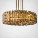 Skylark Crystal Round Chandelier 62"