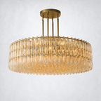 Skylark Crystal Round Chandelier 62"