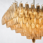 Skylark Crystal Square Chandelier 32"