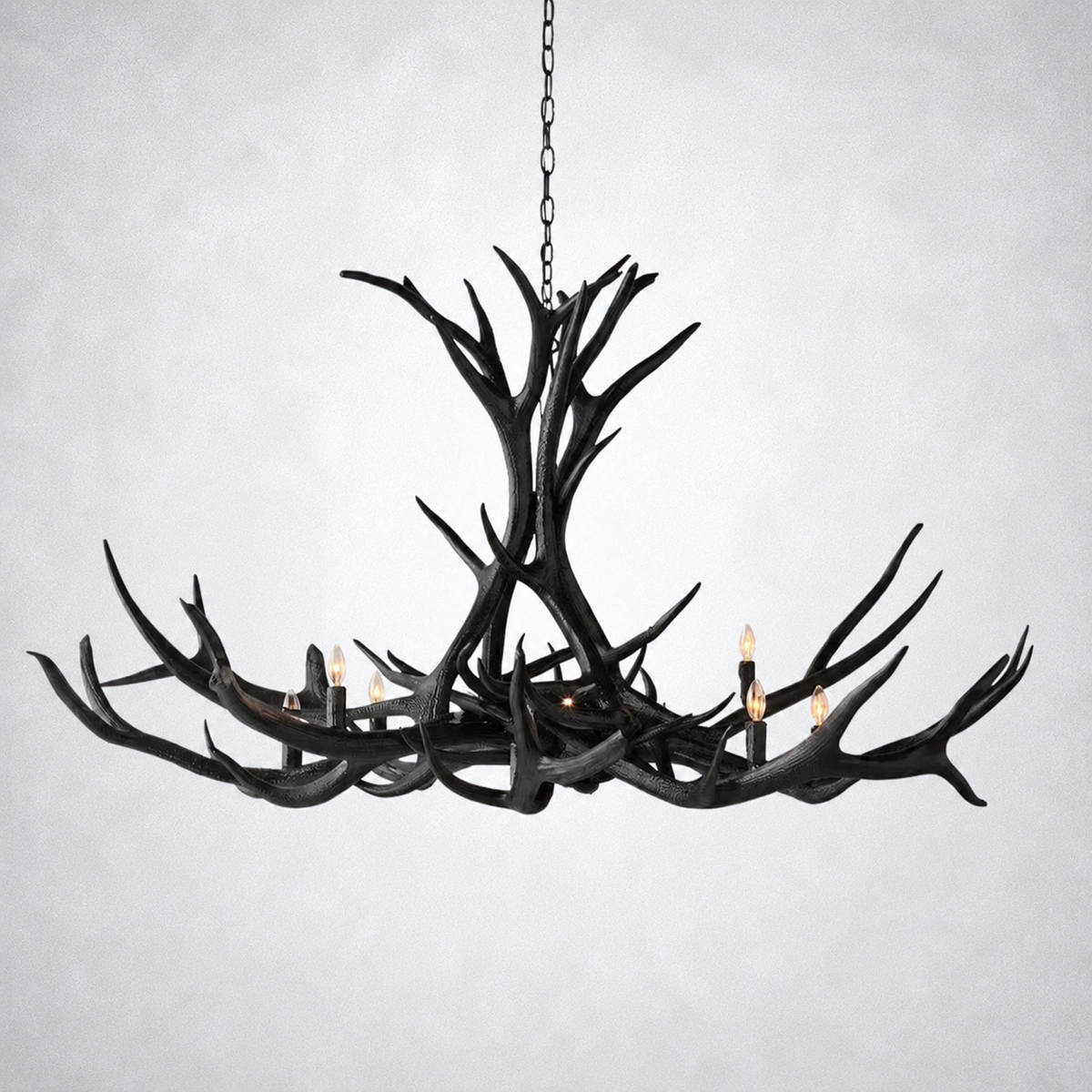 Moonlit Antler Chandelier 60"