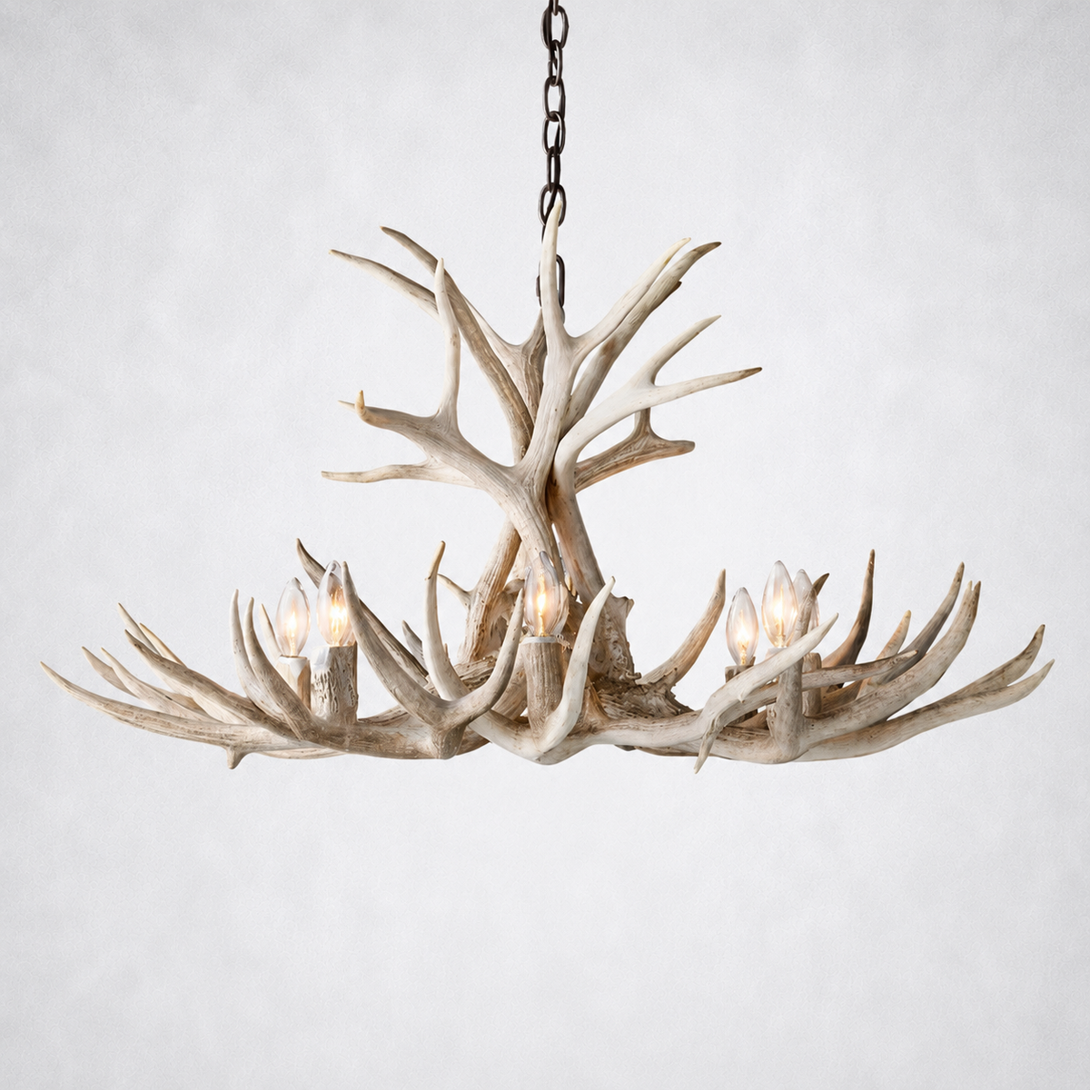 Moonlit Antler Chandelier 36"