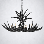 Moonlit Antler Chandelier 36"