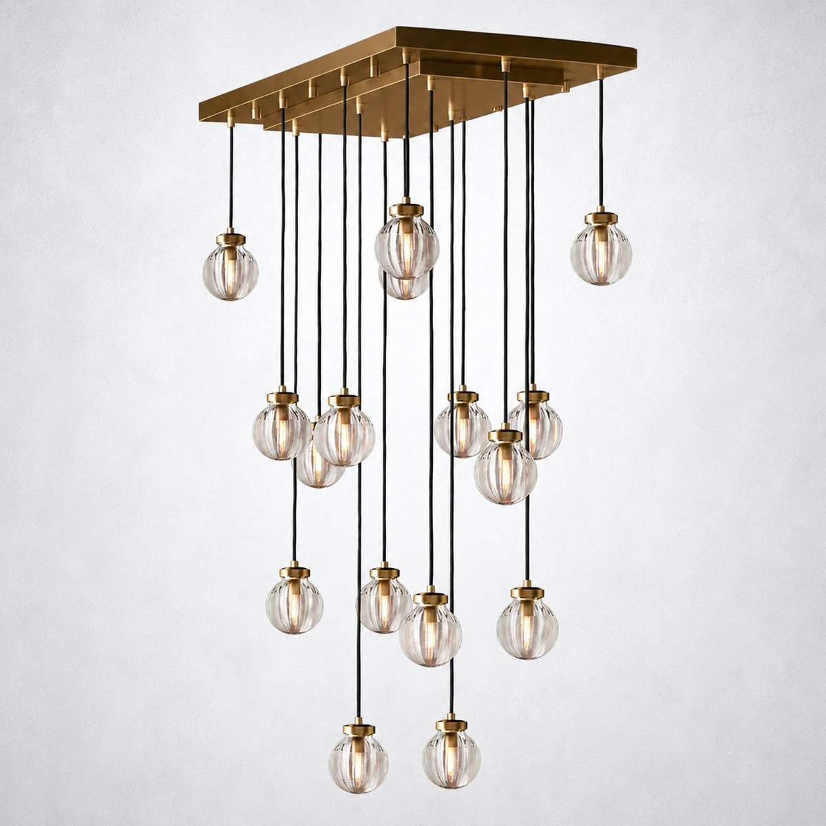 Liora Pearl Linear Chandelier 36"