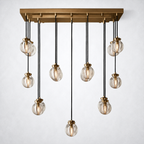 Liora Pearl Linear Chandelier 36"