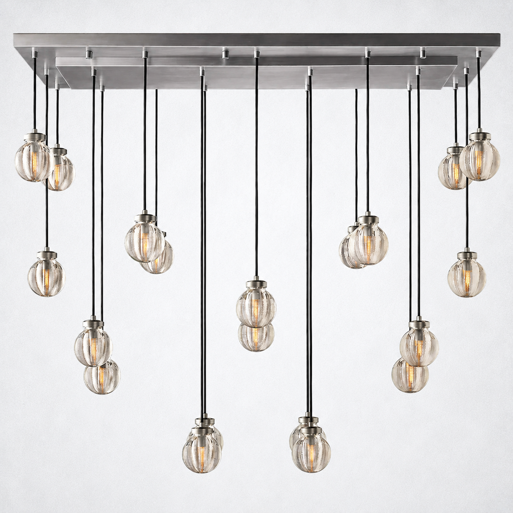 Liora Pearl Linear Chandelier 54"