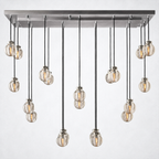 Liora Pearl Linear Chandelier 54"