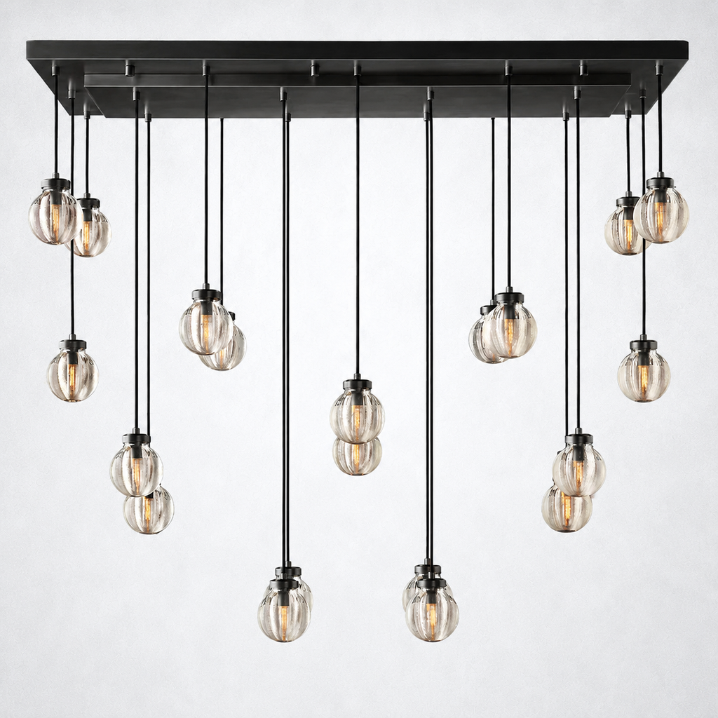 Liora Pearl Linear Chandelier 54"