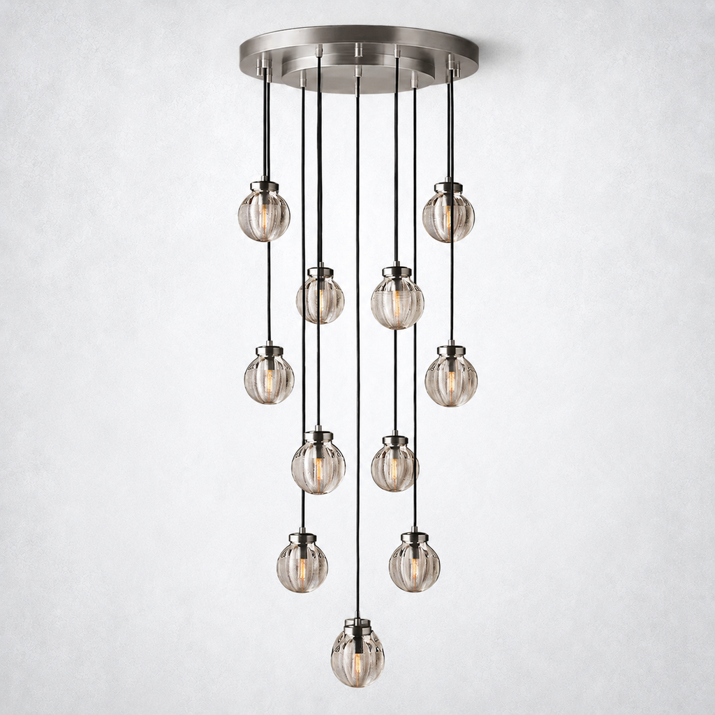 Liora Pearl Round Chandelier 22"