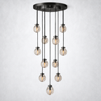 Liora Pearl Round Chandelier 22"