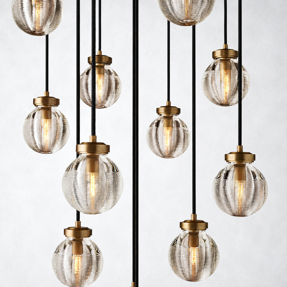 Liora Pearl Round Chandelier 22"