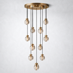 Liora Pearl Round Chandelier 22"