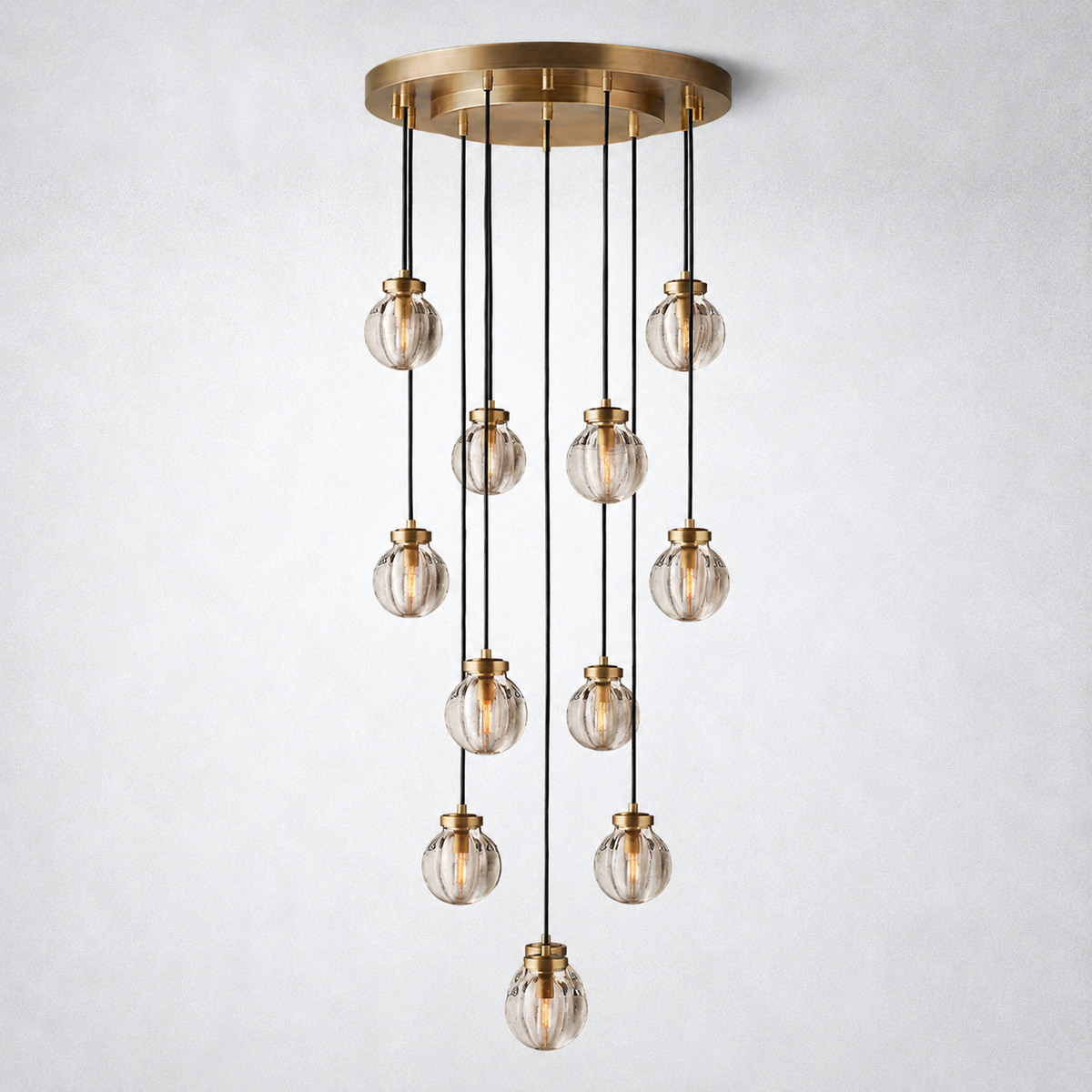 Liora Pearl Round Chandelier 22"