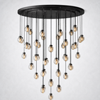 Liora Pearl Round Chandelier 48"