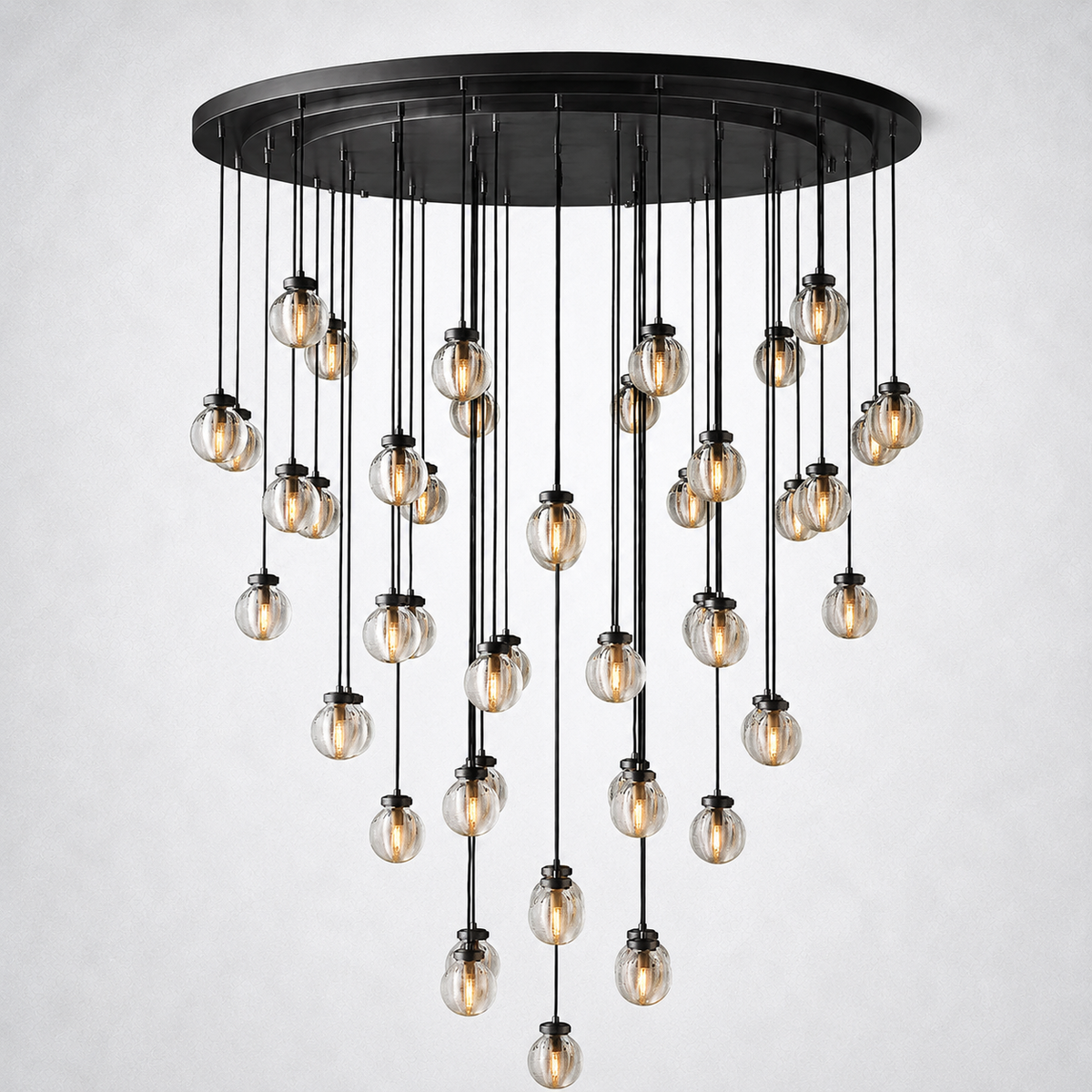 Liora Pearl Round Chandelier 48"