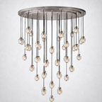 Liora Pearl Round Chandelier 48"