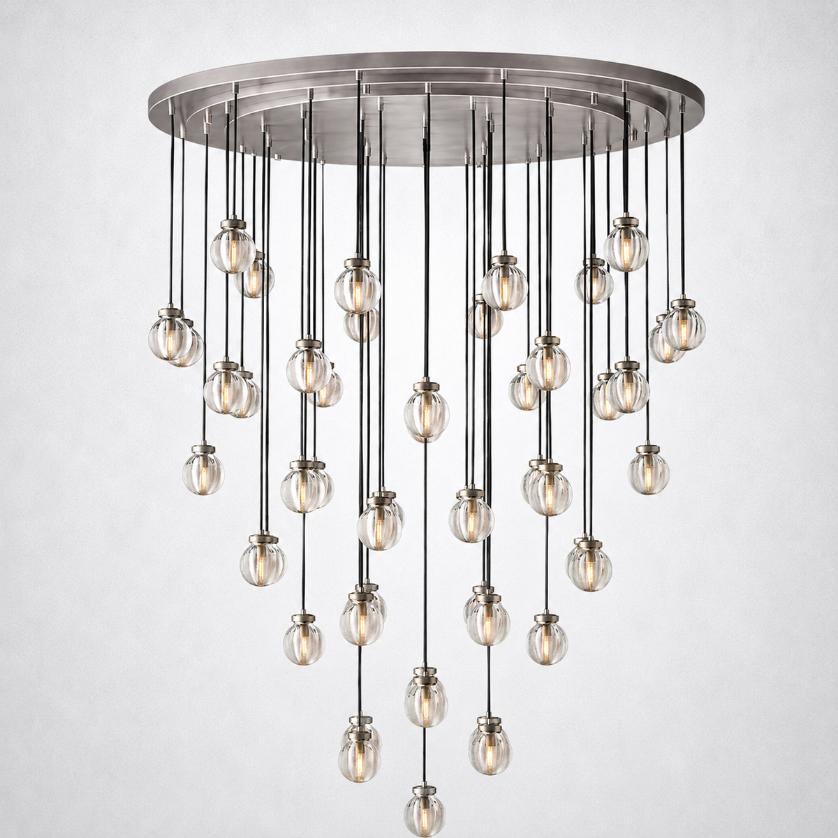 Liora Pearl Round Chandelier 48"