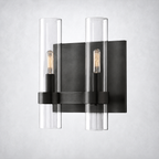 Summit Modern Fashion Glass Double Sconce