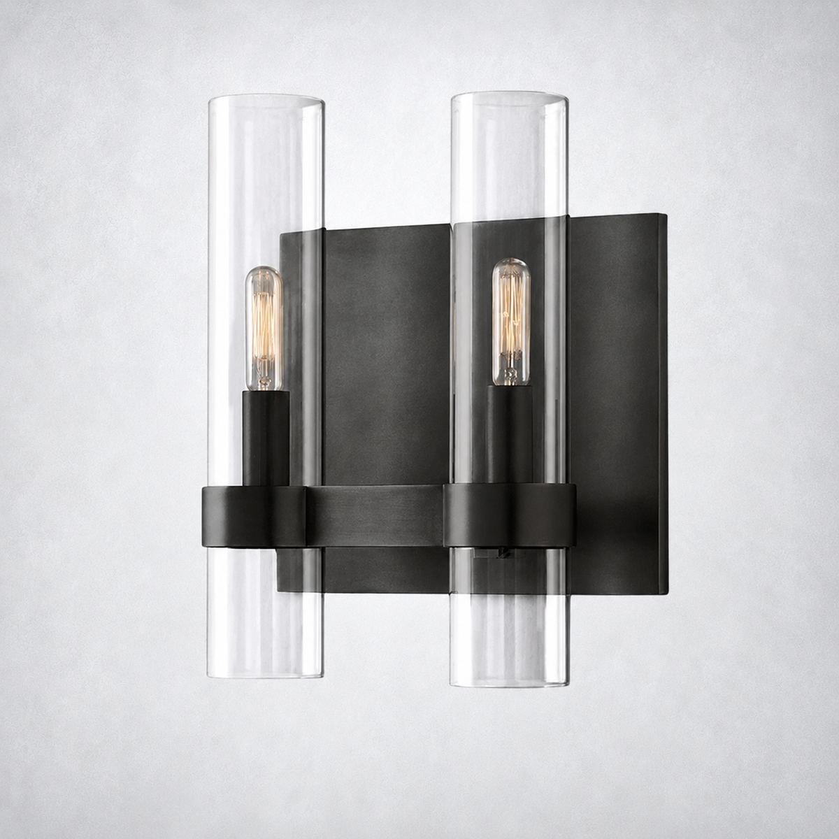 Summit Modern Fashion Glass Double Sconce