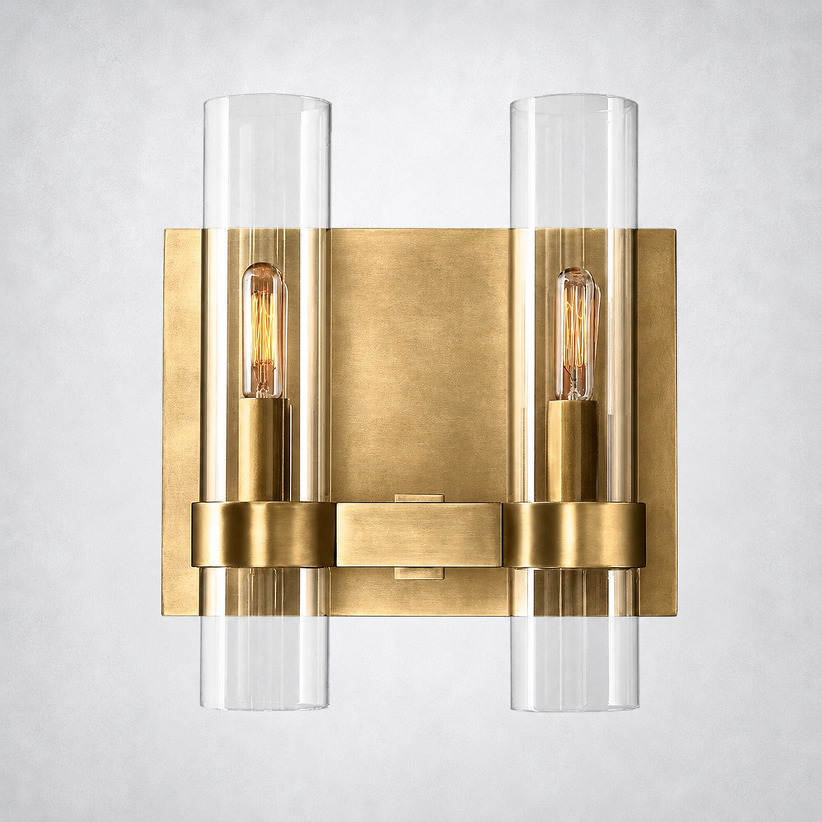 Summit Modern Fashion Glass Double Sconce
