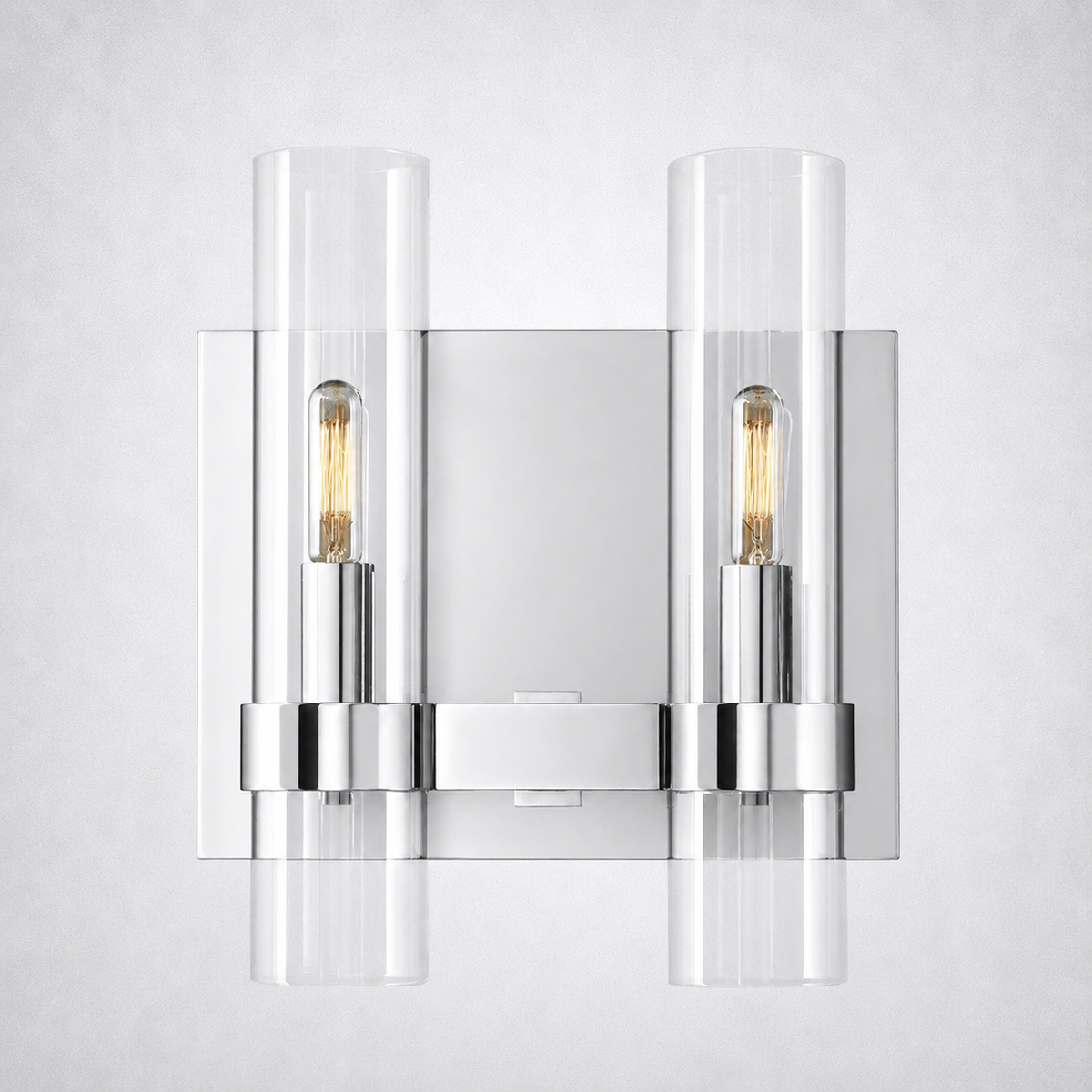Summit Modern Fashion Glass Double Sconce