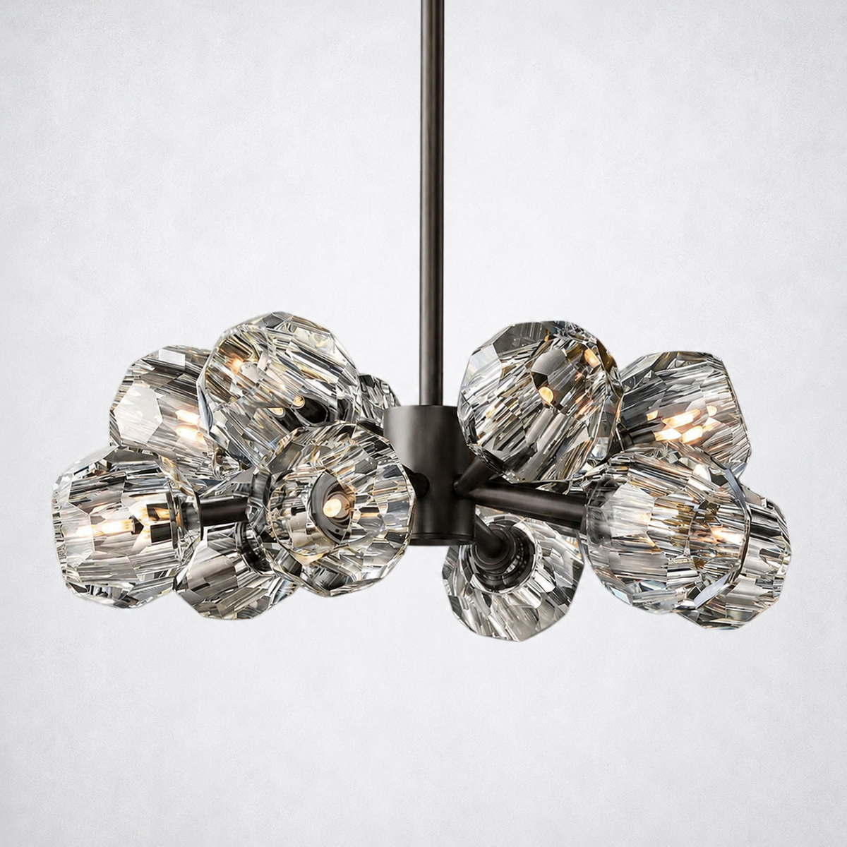 Meridian Clear Crystal Chandelier 24"