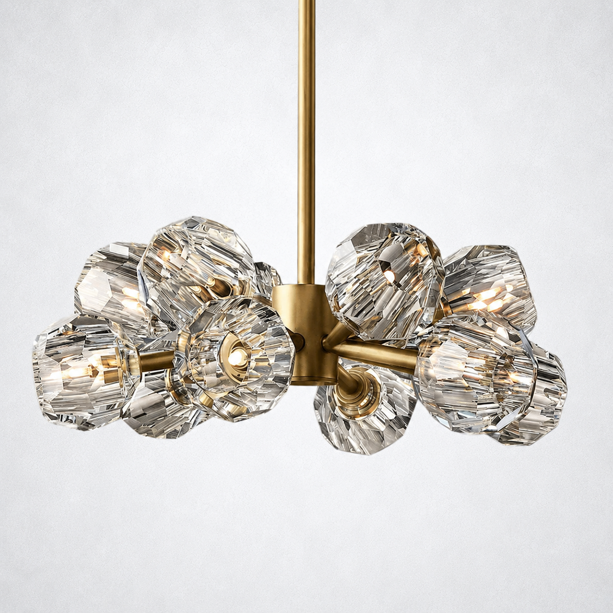 Meridian Clear Crystal Chandelier 24"