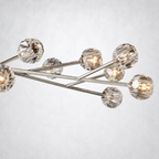 Meridian Clear Crystal Chandelier 36"