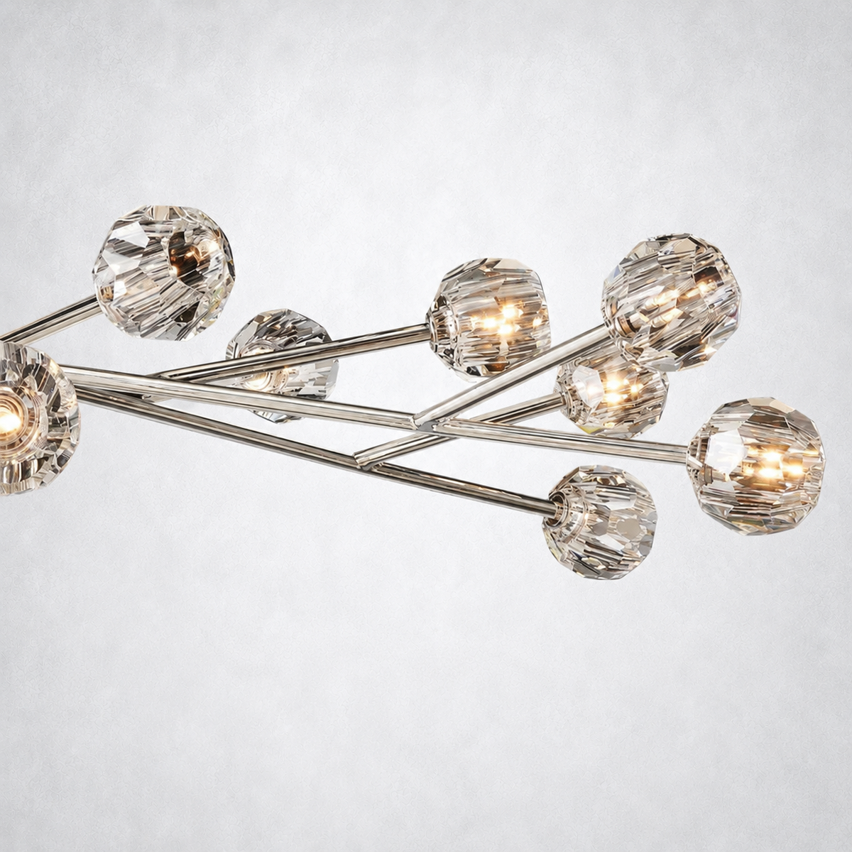 Meridian Clear Crystal Chandelier 36"