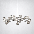 Meridian Clear Crystal Chandelier 48"