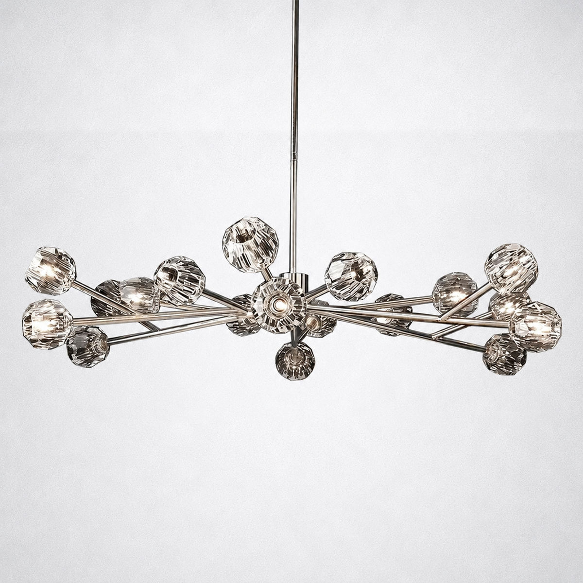 Meridian Clear Crystal Chandelier 60"