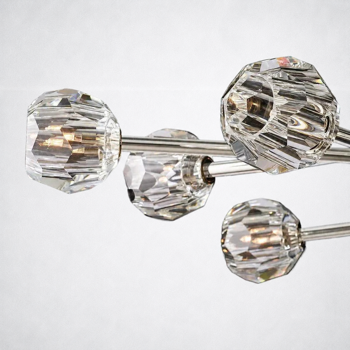 Meridian Clear Crystal Chandelier 60"
