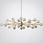 Meridian Clear Crystal Round Chandelier 72"