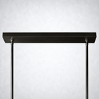 Meridian Cristal Double Linear Chandelier 60" Clear