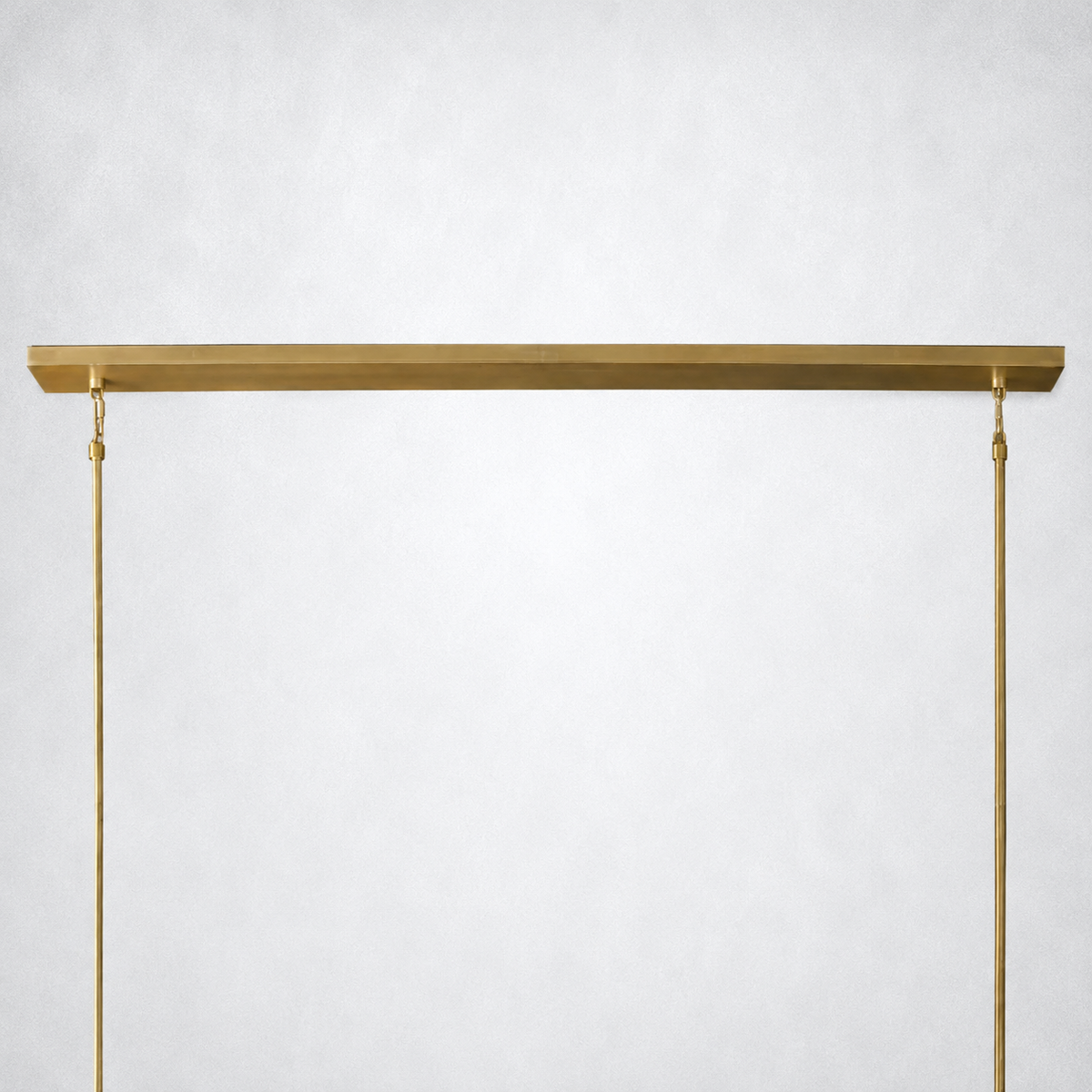Meridian Cristal Linear Chandelier Smoke 60"
