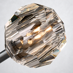Meridian Crystal Cluster Chandelier 19"