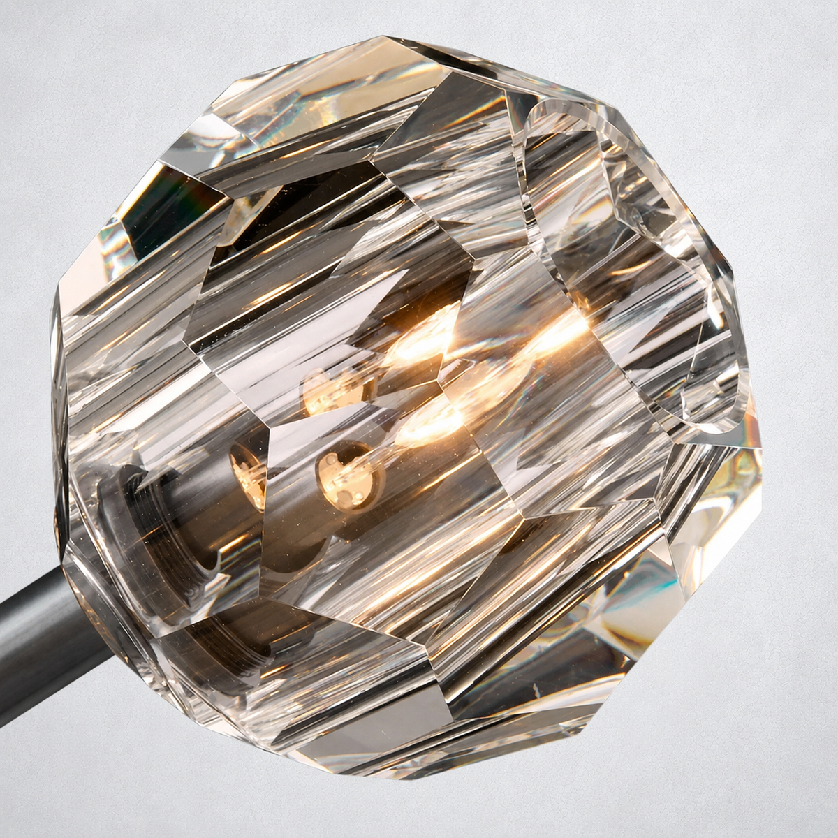 Meridian Crystal Cluster Chandelier 19"