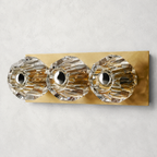 Meridian Clear Glass Linear Wall Sconce 3-lights