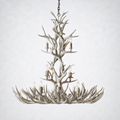 Moonlit Antler Chandelier 48"