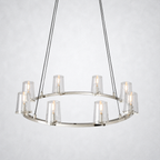 Celeste Glass Round Chandelier