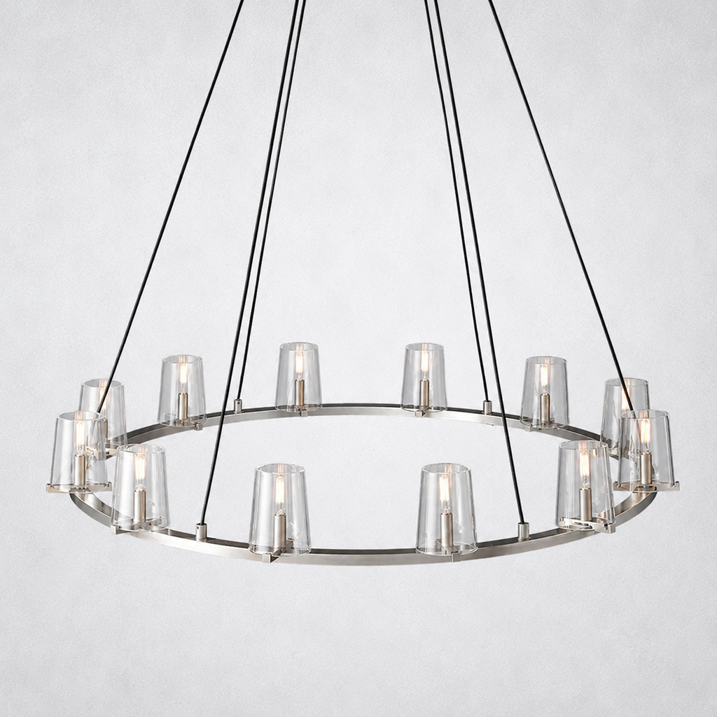 Celeste Glass Round Chandelier