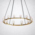 Celeste Glass Round Chandelier